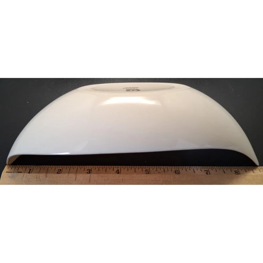 Lenox Olympia Gold Accented Centerpiece‎ Porcelain Dish 3.75x8.75